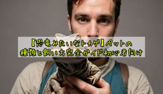 【恐竜みたいなトカゲ】ペットの種類と飼い方完全ガイド初心者向け