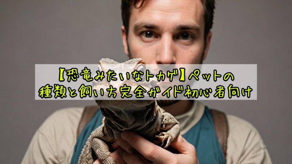 【恐竜みたいなトカゲ】ペットの種類と飼い方完全ガイド初心者向け