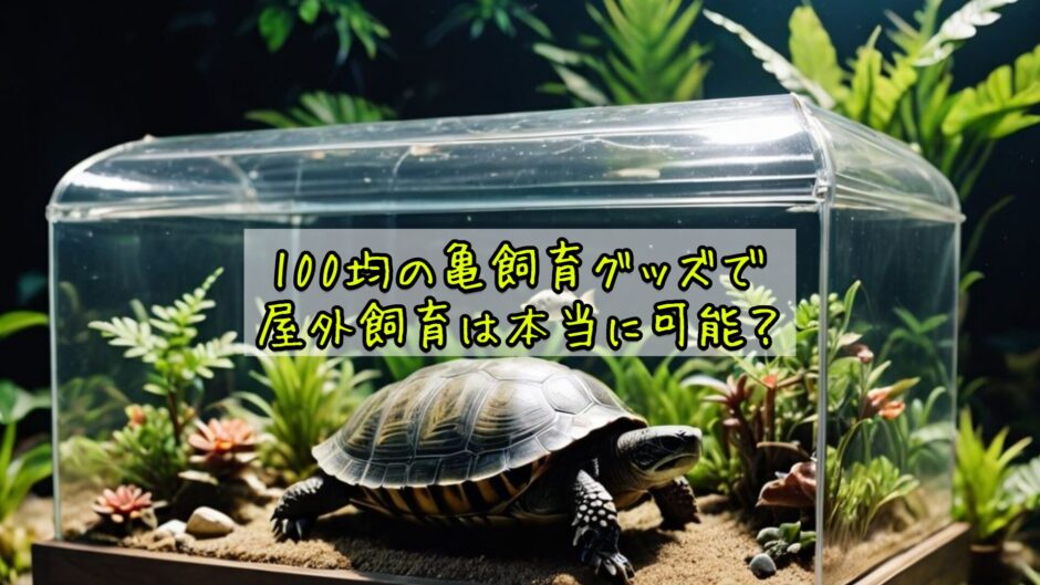100均で揃える亀飼育の屋外環境は本当に可能？