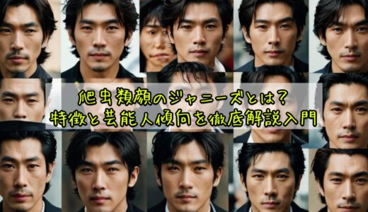 爬虫類顔のジャニーズとは？特徴と芸能人傾向を徹底解説入門