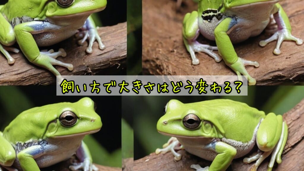 飼い方で大きさはどう変わる？