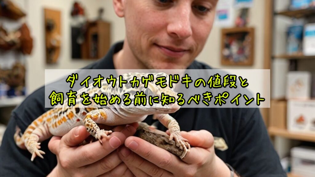 ダイオウトカゲモドキの値段と飼育を始める前に知るべきポイント