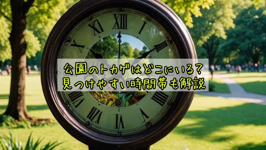 公園のトカゲはどこにいる？見つけやすい時間帯も解説