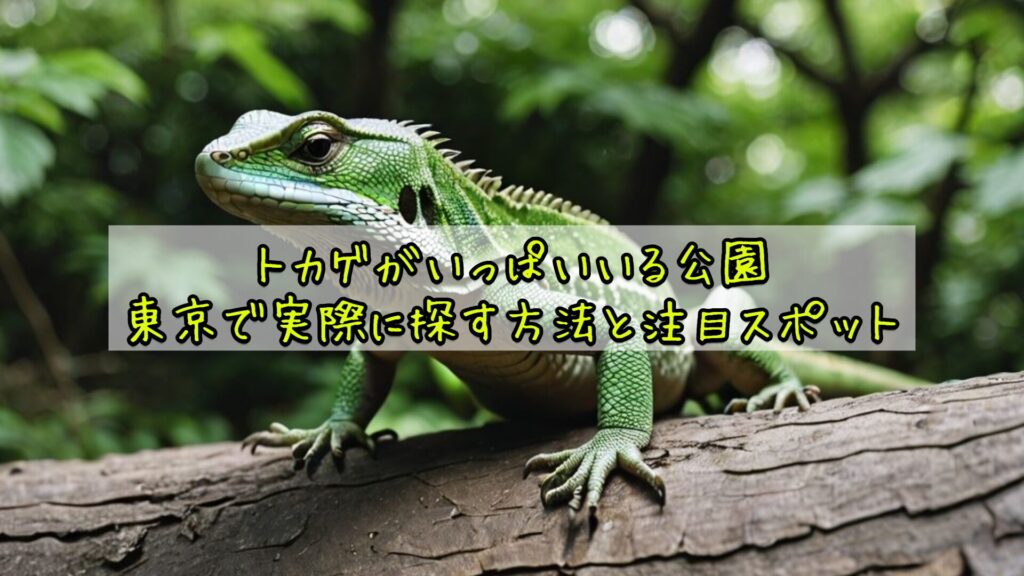 トカゲがいっぱいいる公園、東京で実際に探す方法と注目スポット
