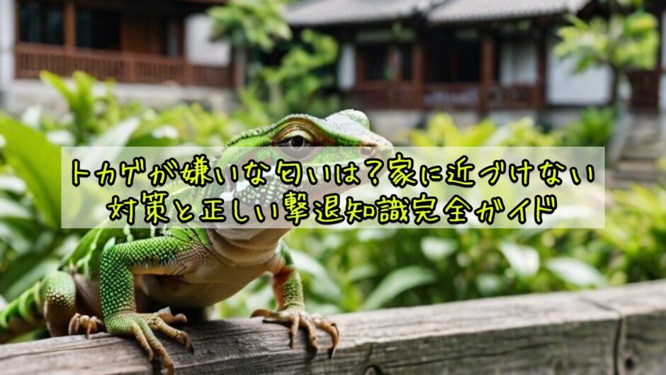 トカゲが嫌いな匂いは？家に近づけない対策と正しい撃退知識完全ガイド