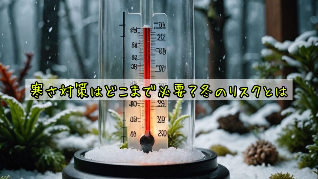 寒さ対策はどこまで必要？冬のリスクとは
