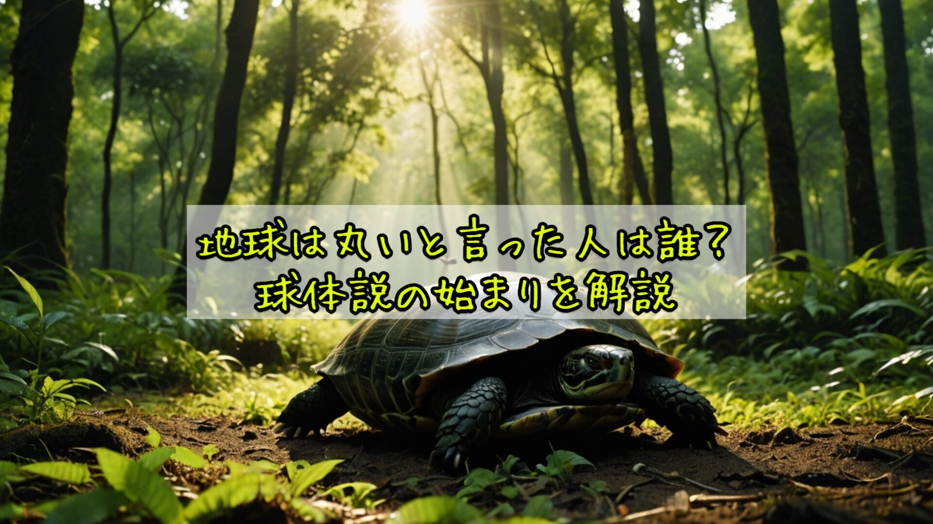 地球は丸いと言った人は誰？球体説の始まりを解説