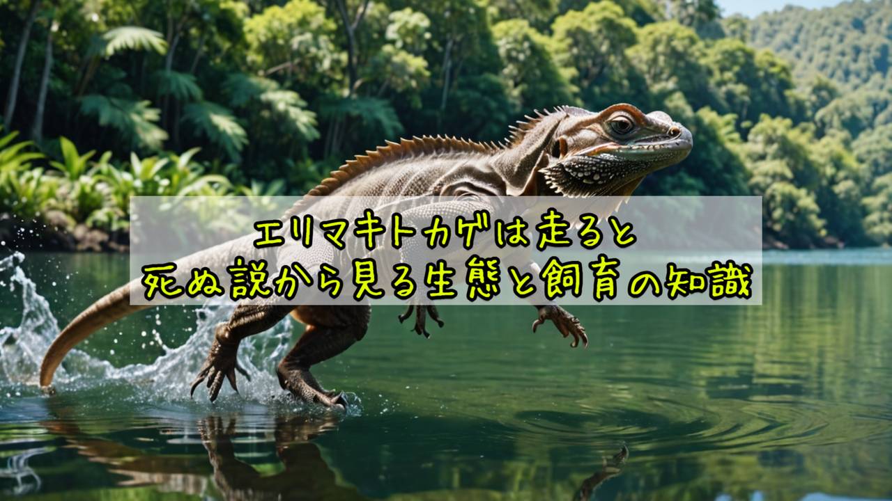 エリマキトカゲは走ると死ぬ説から見る生態と飼育の知識