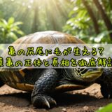 亀の尻尾に毛が生える？蓑亀の正体と真相を徹底解説