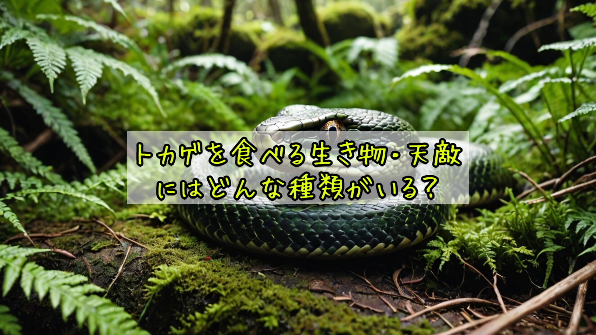 トカゲを食べる生き物・天敵にはどんな種類がいる？