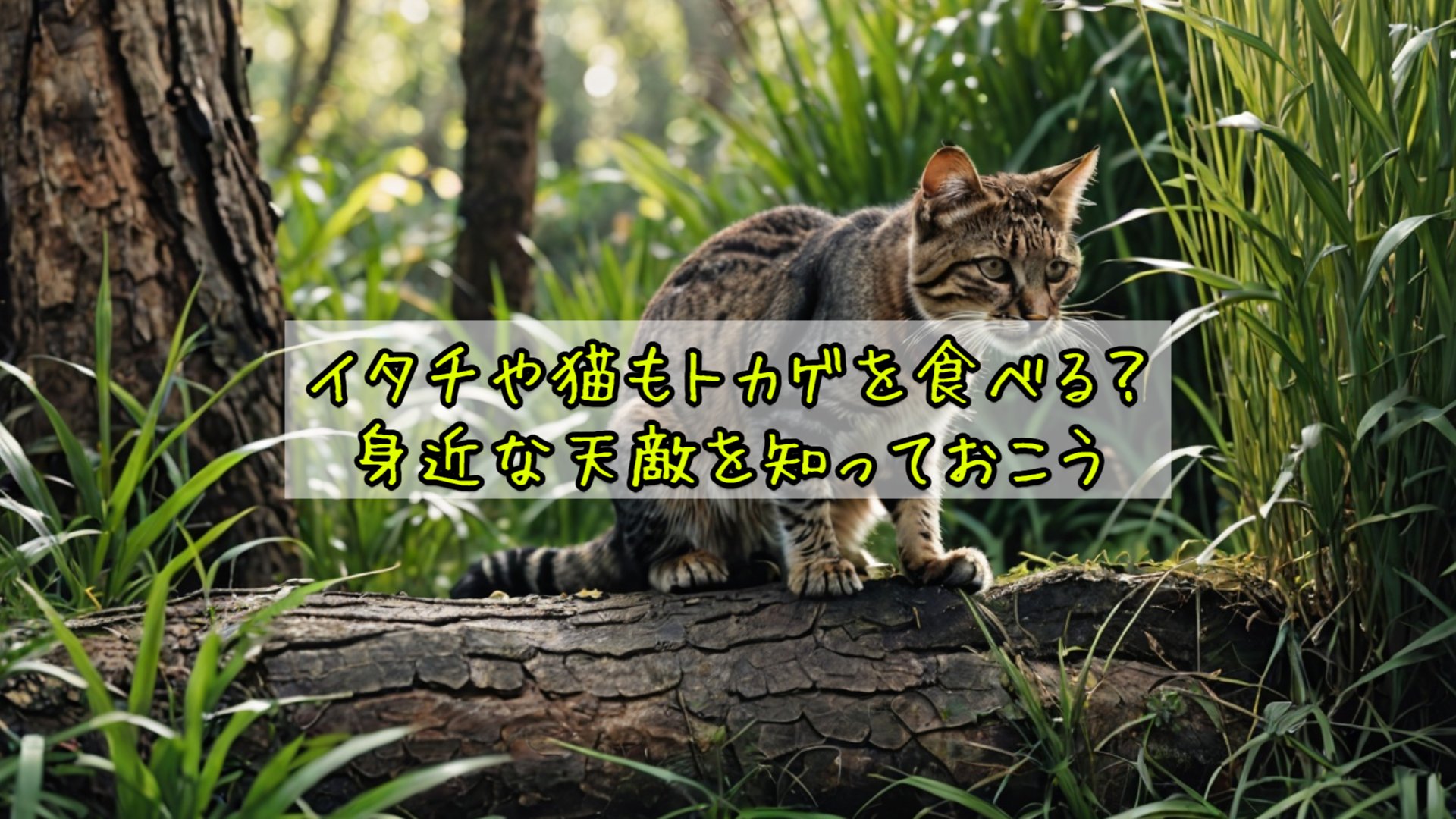 イタチや猫もトカゲを食べる？身近な天敵を知っておこう
