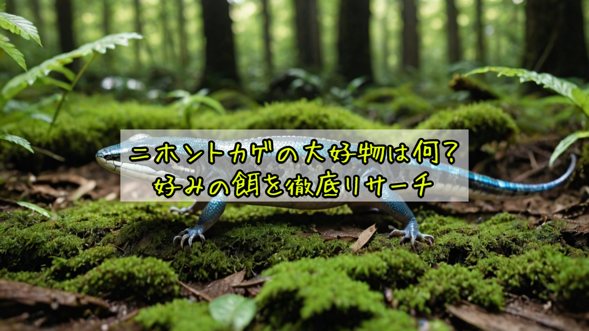 ニホントカゲの大好物は何？好みの餌を徹底リサーチ