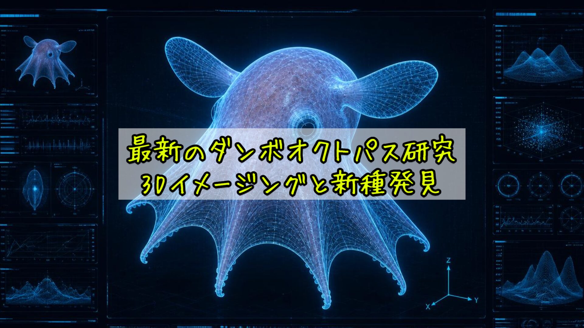 最新のダンボオクトパス研究:3Dイメージングと新種発見