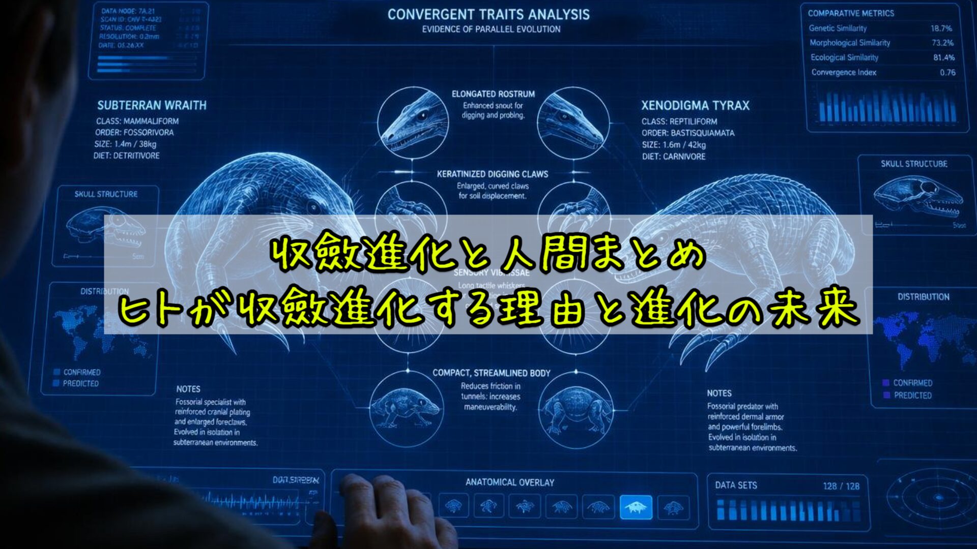 収斂進化と人間まとめ:ヒトが収斂進化する理由と進化の未来