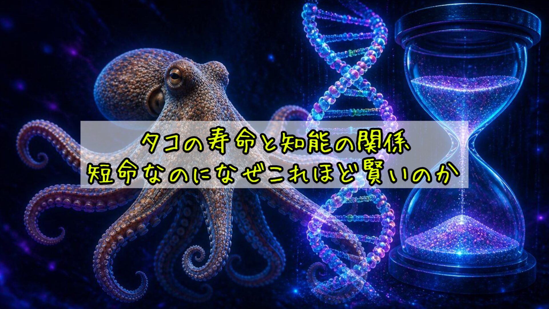 タコの寿命と知能の関係:短命なのになぜこれほど賢いのか