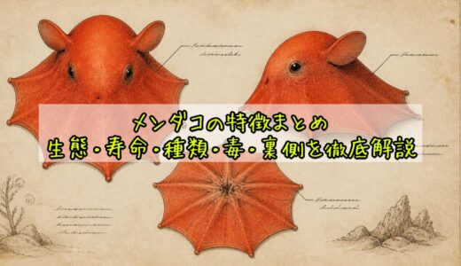 メンダコの特徴まとめ｜生態・寿命・種類・毒・裏側を徹底解説