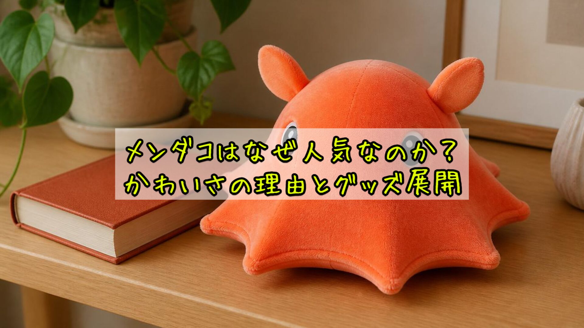 メンダコはなぜ人気なのか？かわいさの理由とグッズ展開