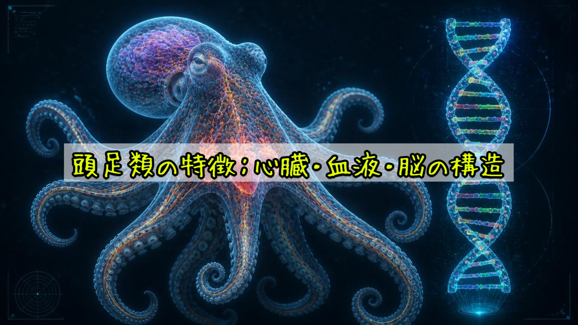 頭足類の特徴：心臓・血液・脳の構造