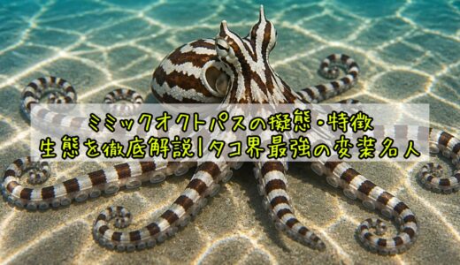 ミミックオクトパスの擬態・特徴・生態を徹底解説｜タコ界最強の変装名人